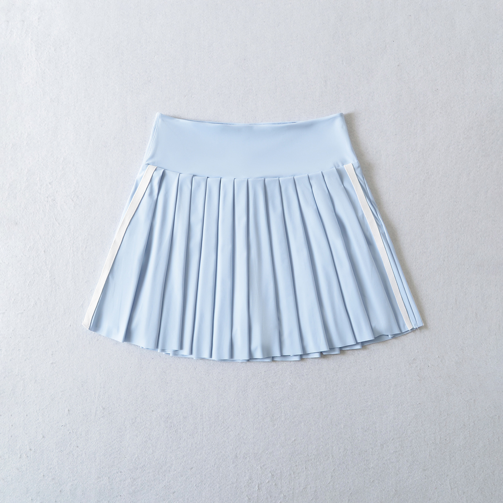 High-Waisted Quick-Dry A-Line Pleated Skirt with Lining