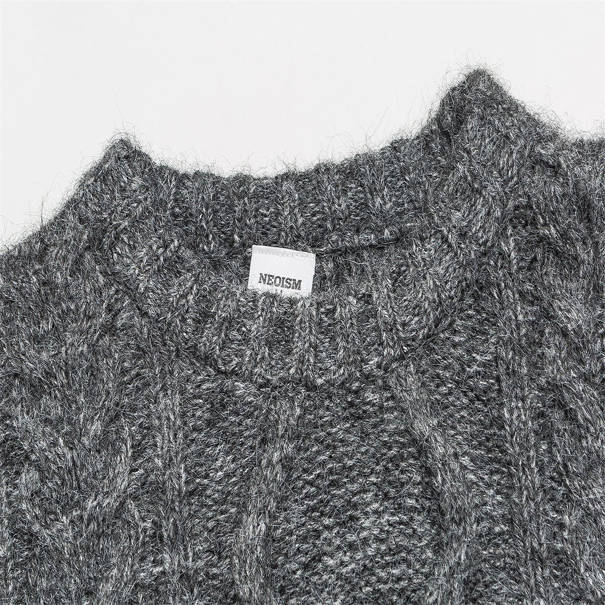 Relaxed Fit Japanese Workwear Polyester Sweater