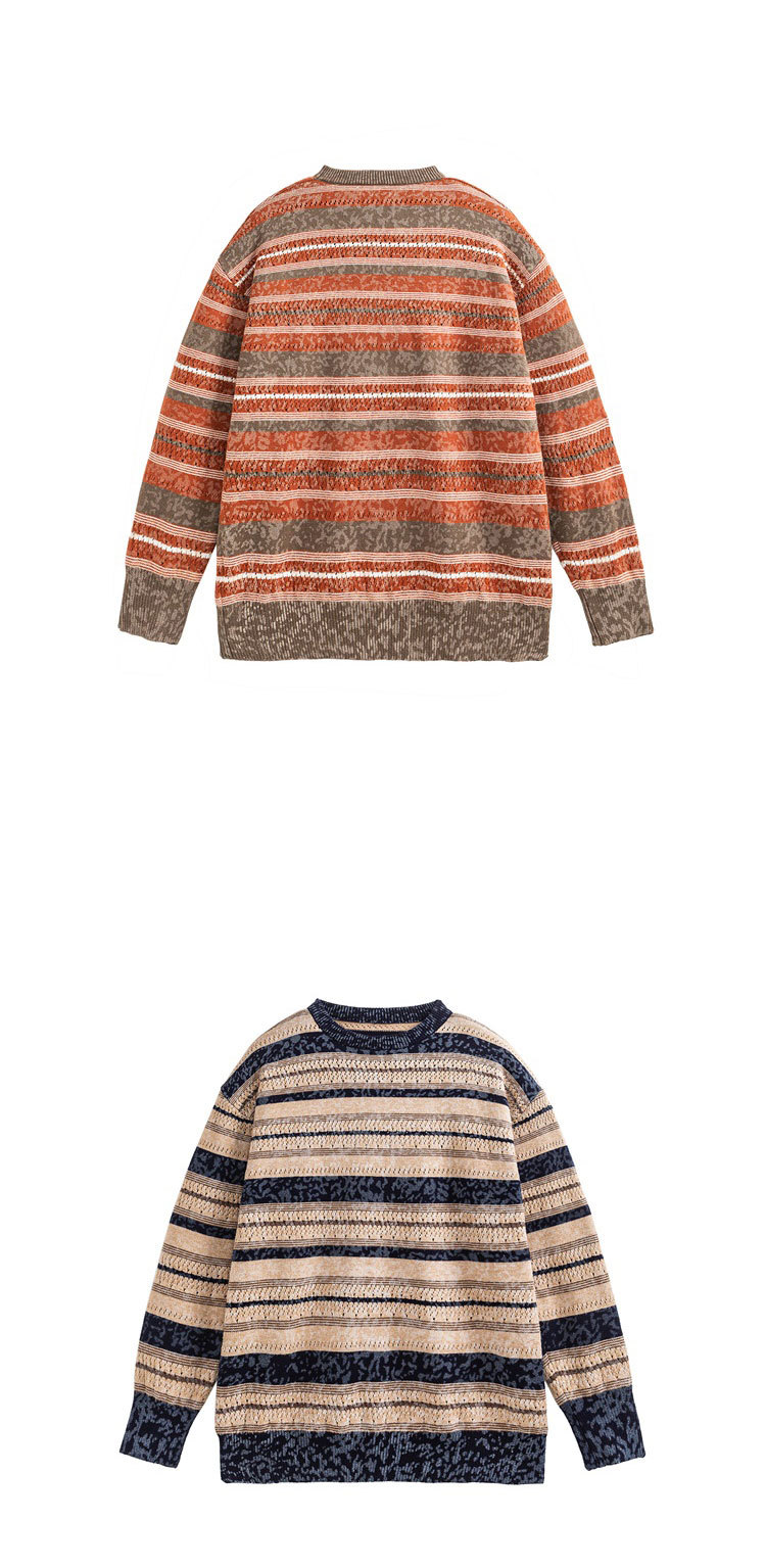 Japanese Workwear Oversized Polyester Sweater