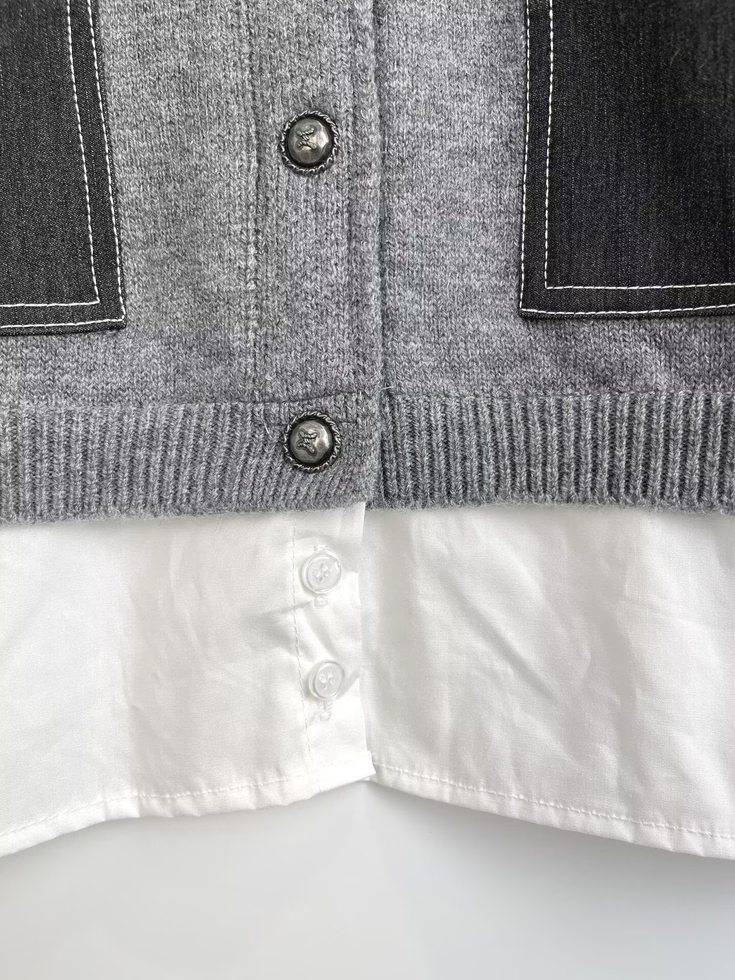 Ladies' Plain Full Sleeve Notch Collar Sweater