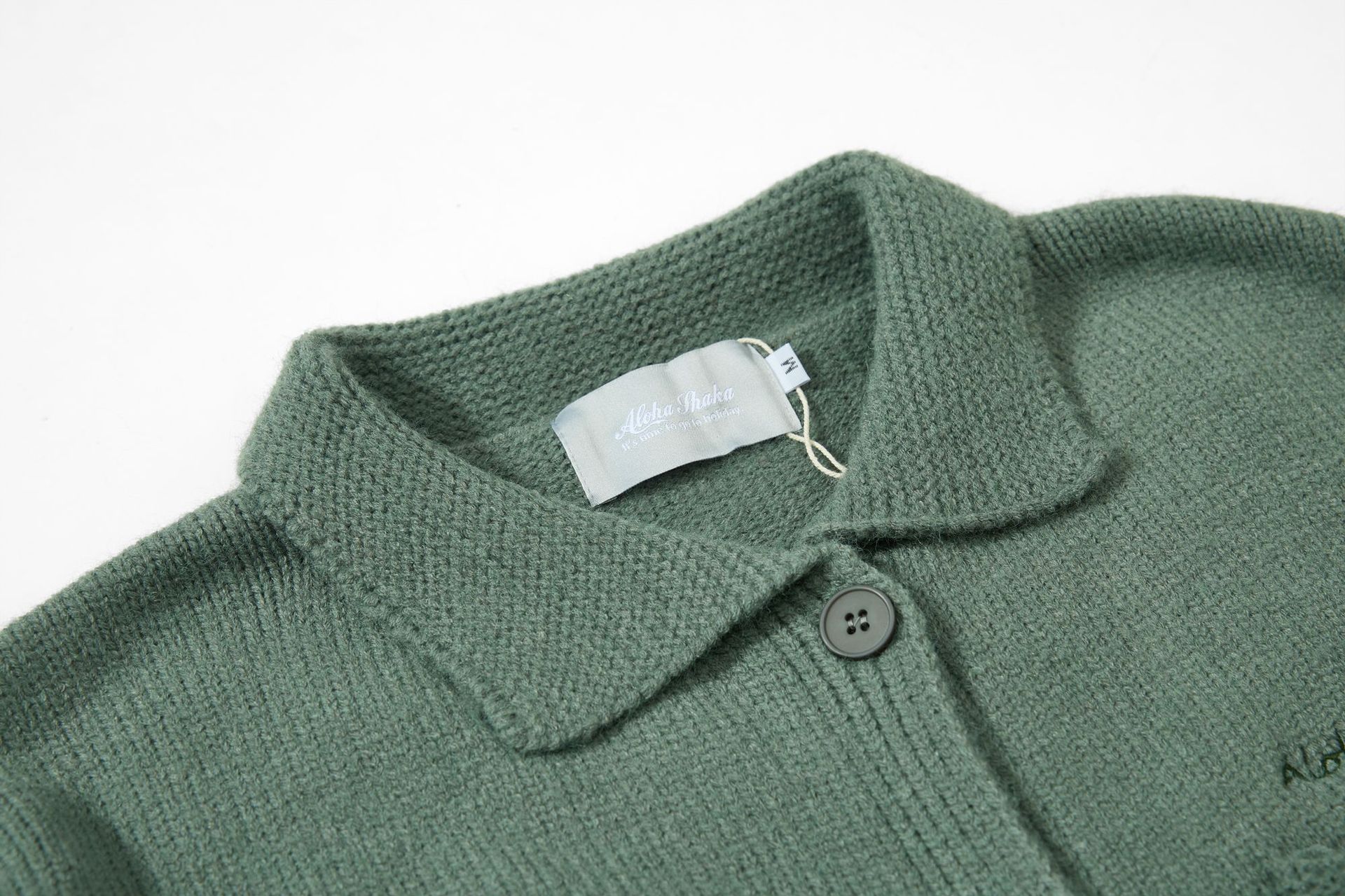 Genderless Oversized Embellished Jacquard Cardigan
