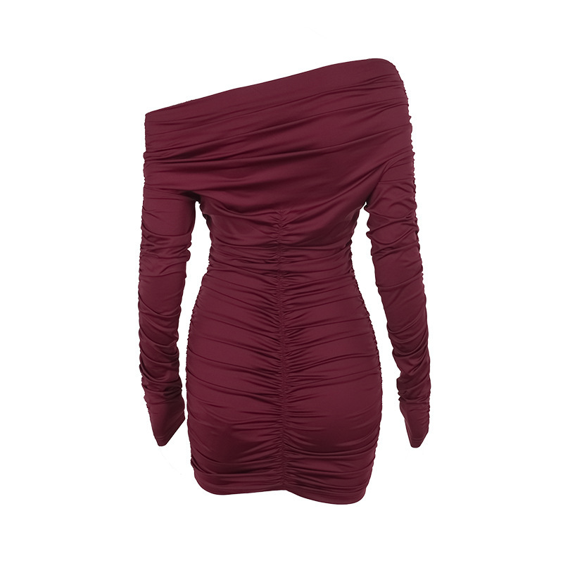 Bodycon Asymmetrical Polyester Skirt