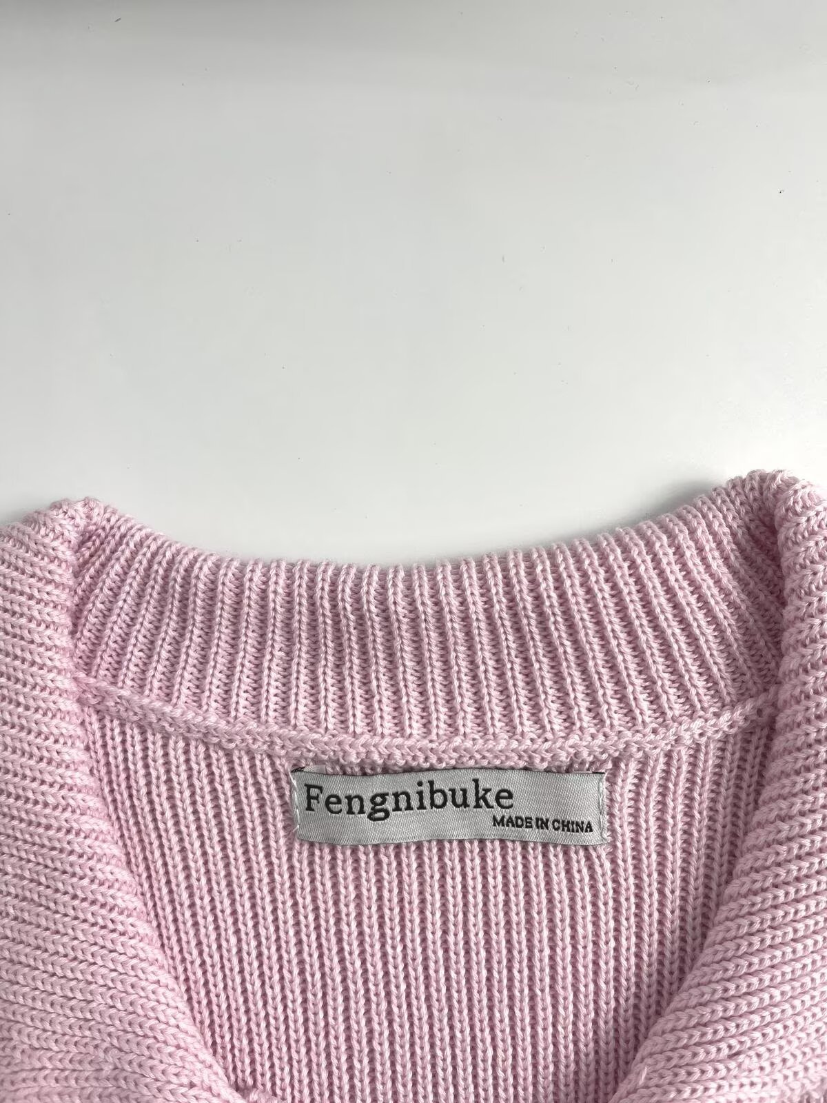Solid Notched Bow Detail Three-Quarter Sweater
