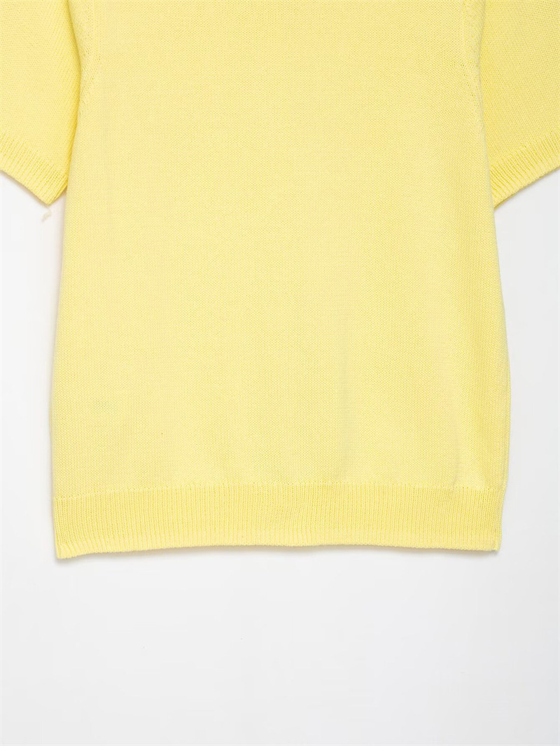 Spring New Style Round Neck Solid Color Loose Knit Sweater for Women with Unique Design and Elegant Temperament