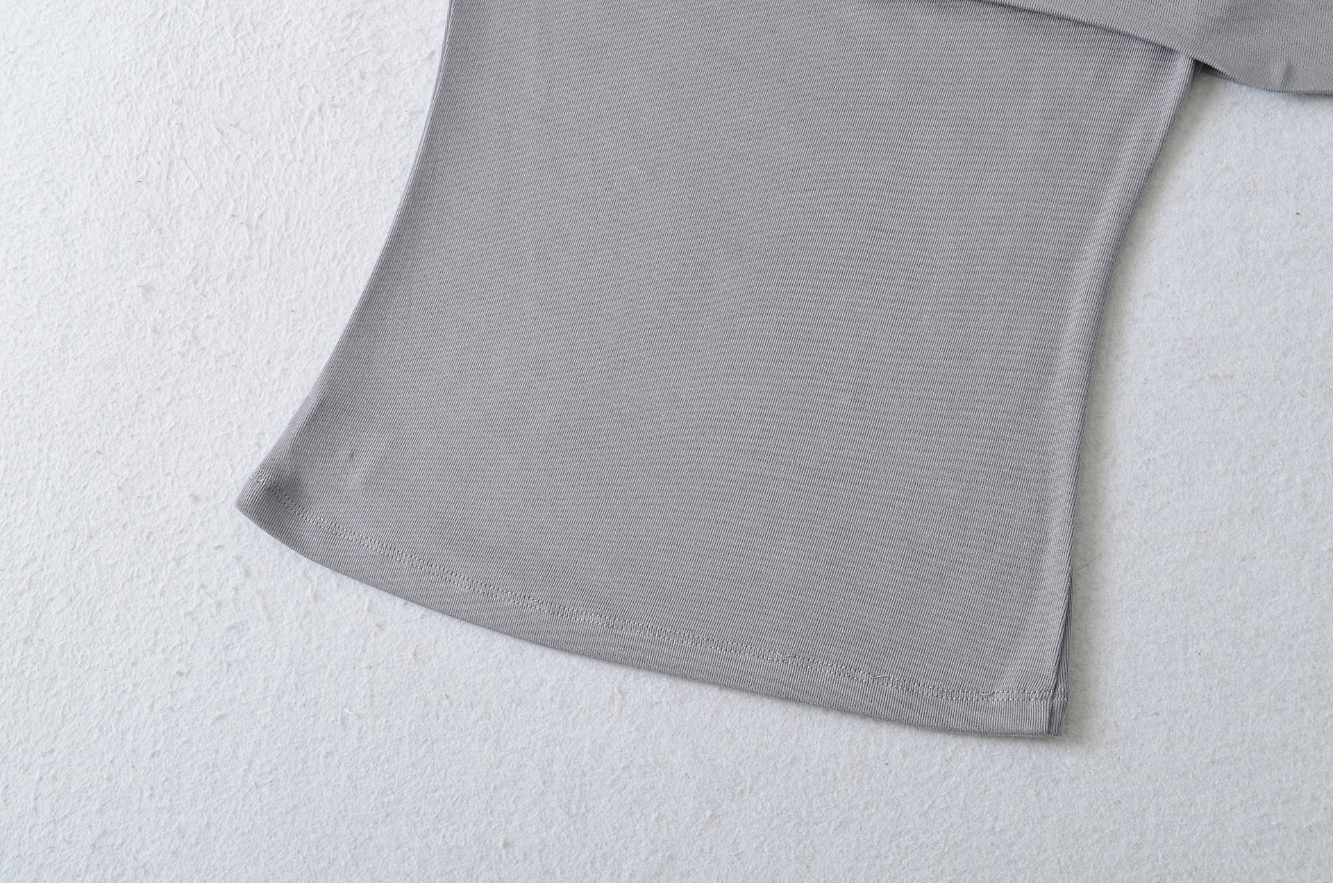 Slim One-Shoulder Plain Crop Top T-Shirt