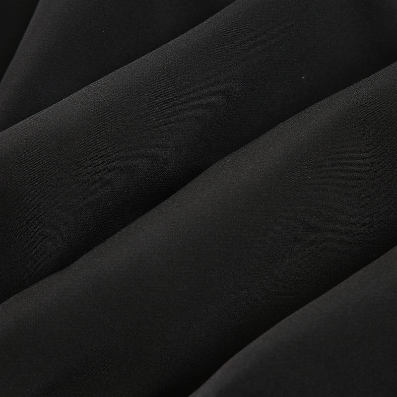Zipper splicing contrasting color personalized casual pants
