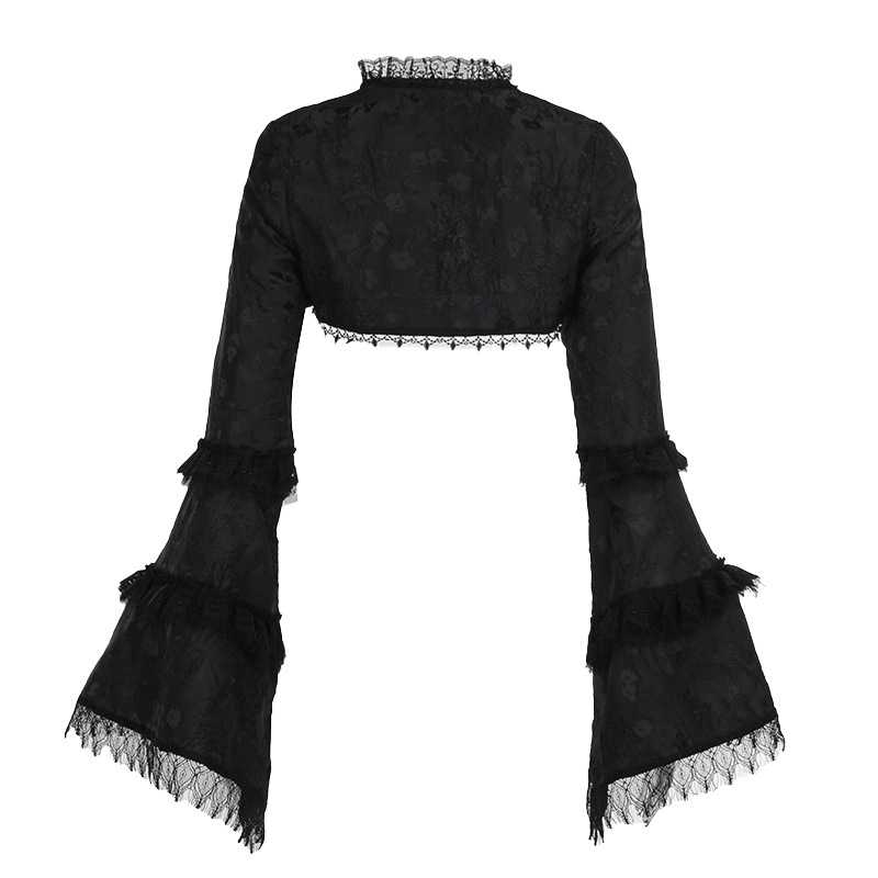 Sexy One-Shoulder Sleeveless Jacquard High Waist Polyester Cardigan