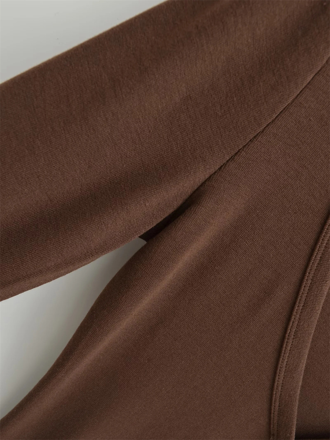 Vintage Cocoa Camisole and Cropped Cardigan Ensemble