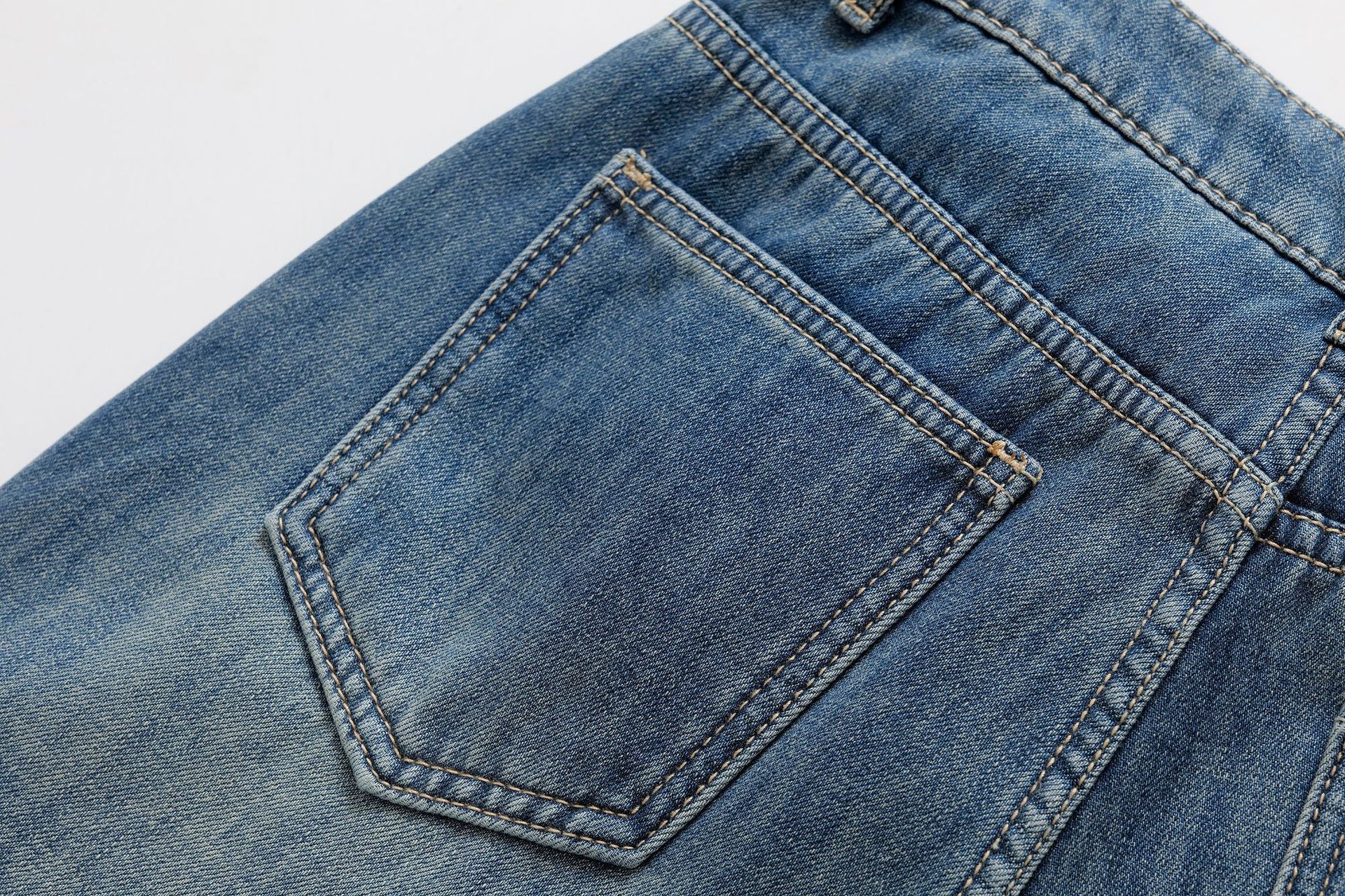 High waisted and plush warm loose long jeans