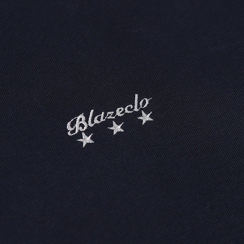 Oversized Faux Layered Vee Cut Letter Print Hoodie