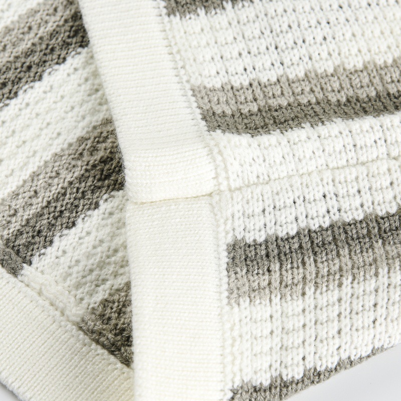 Wrist-Length Ribbed Oversized Notched Neck Polyester Cardigan