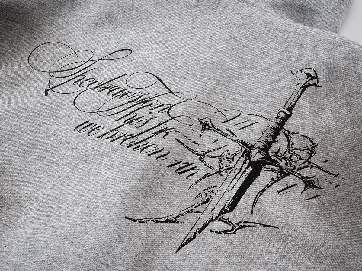 American Retro Distressed Icon Loose Hoodie