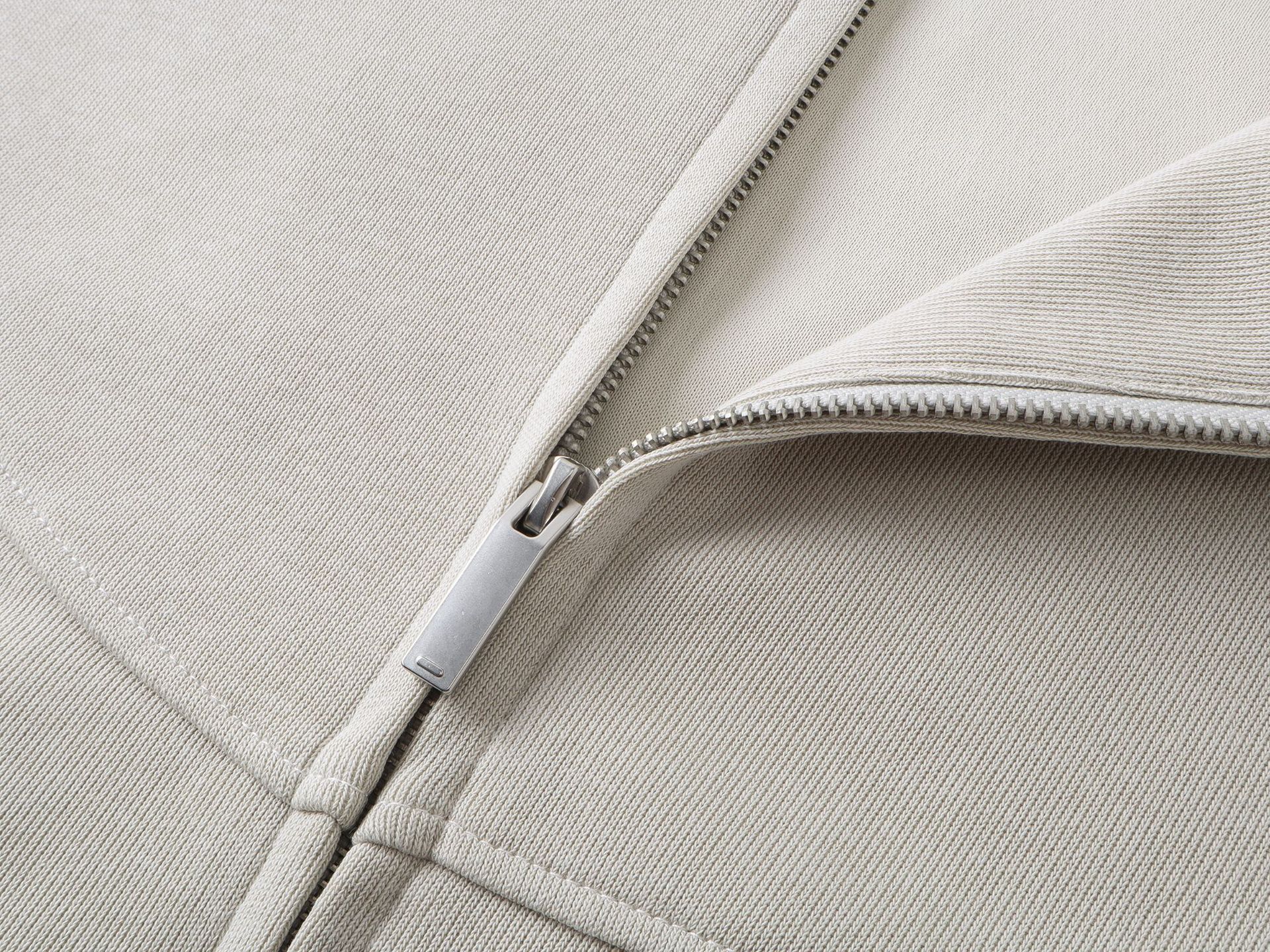 Man's American Retro Zip-Up Geometric Cotton Hoodie