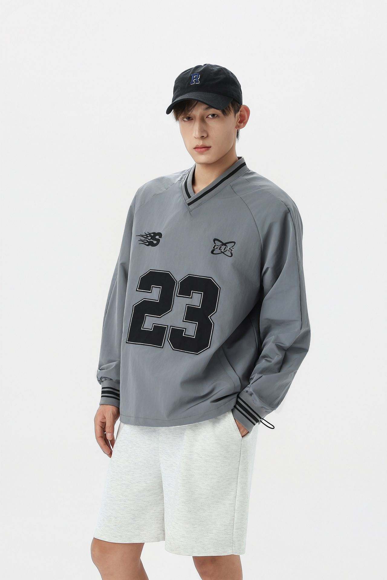 Vintage Athletic Loose Fit Sweatshirt