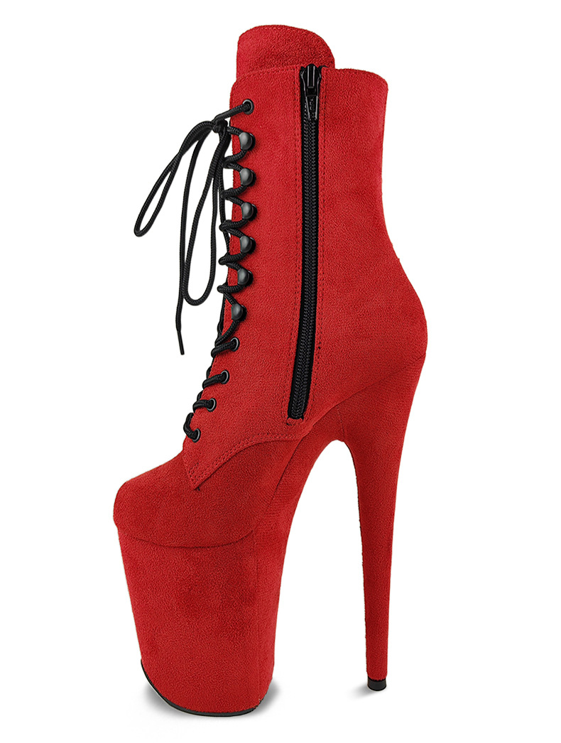 20CM super high heel pole dance shoes with waterproof platform pole dancing boots pole dance heel