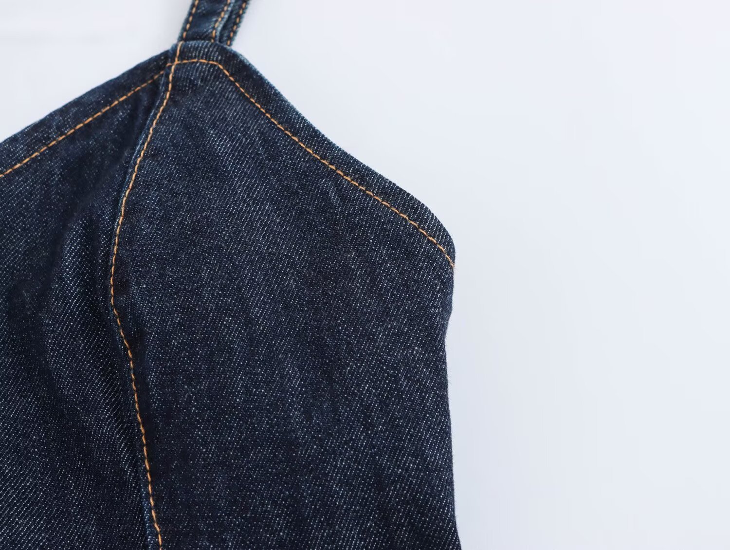 Solid Color Flared Bib Tank