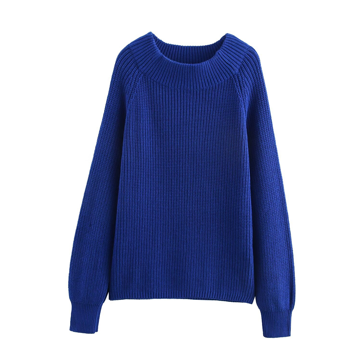 Oversized Solid Long Sleeve Sweater