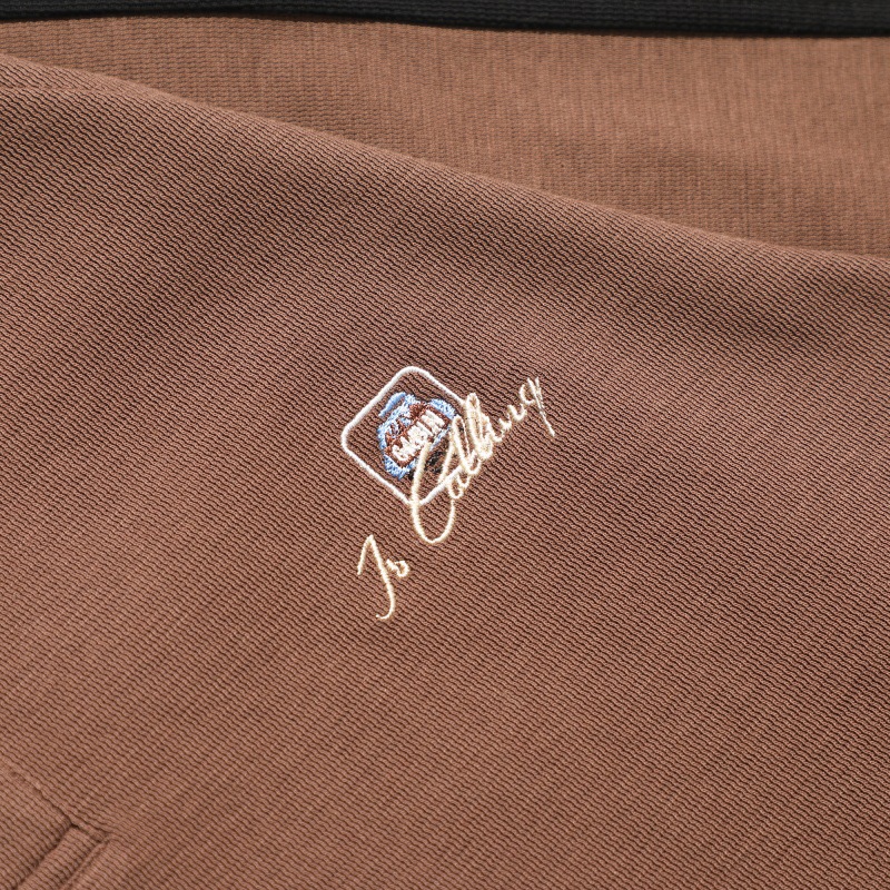 Japanese Retro Cotton Color Block Letter Shirt