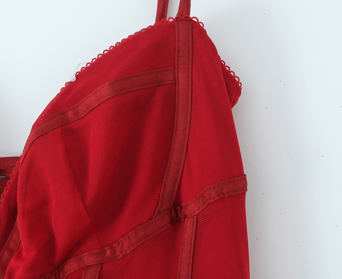Slim fit long camisole dress
