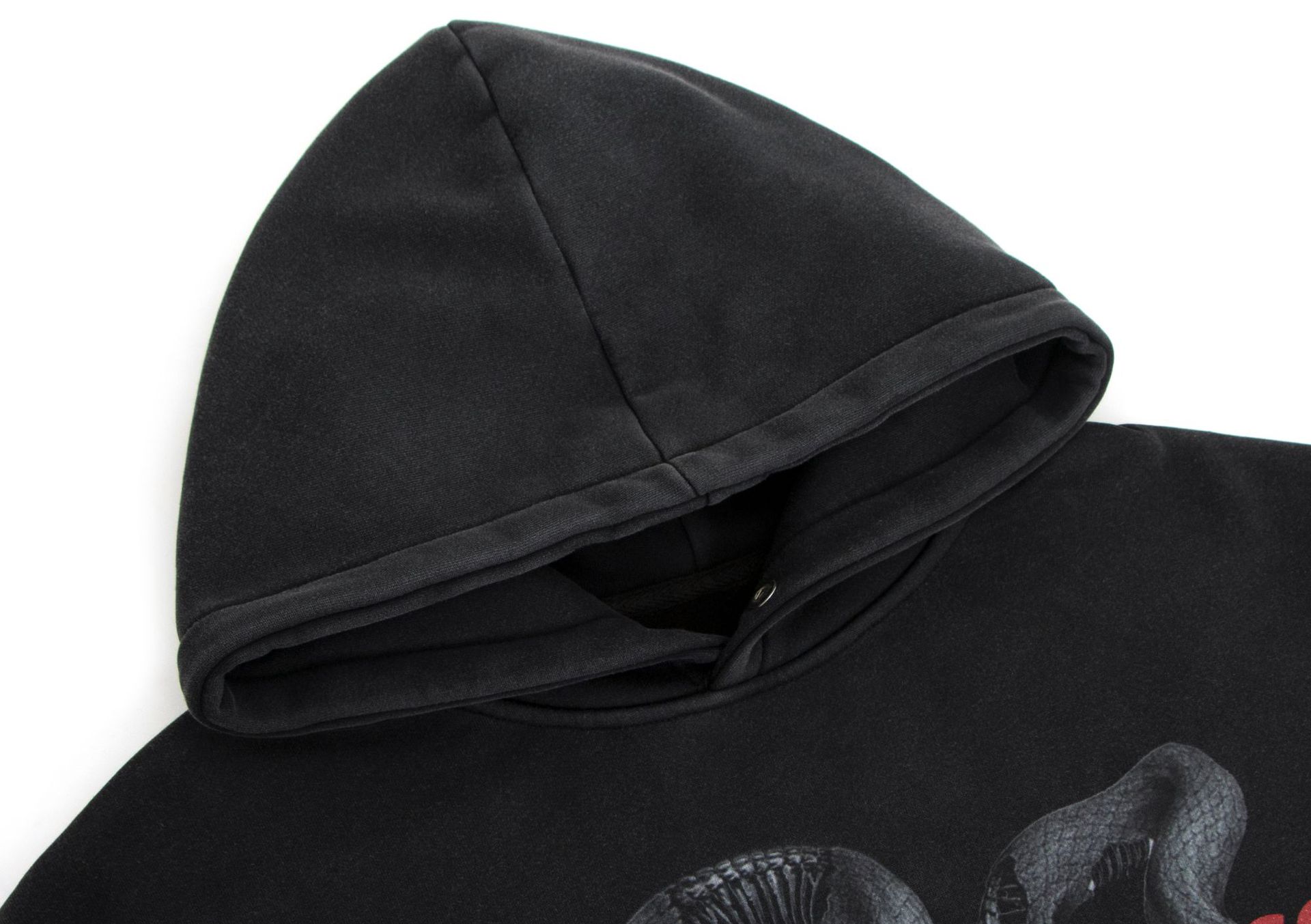 Style Kangli Printed Retro Washed Hoodie Sweatshirt