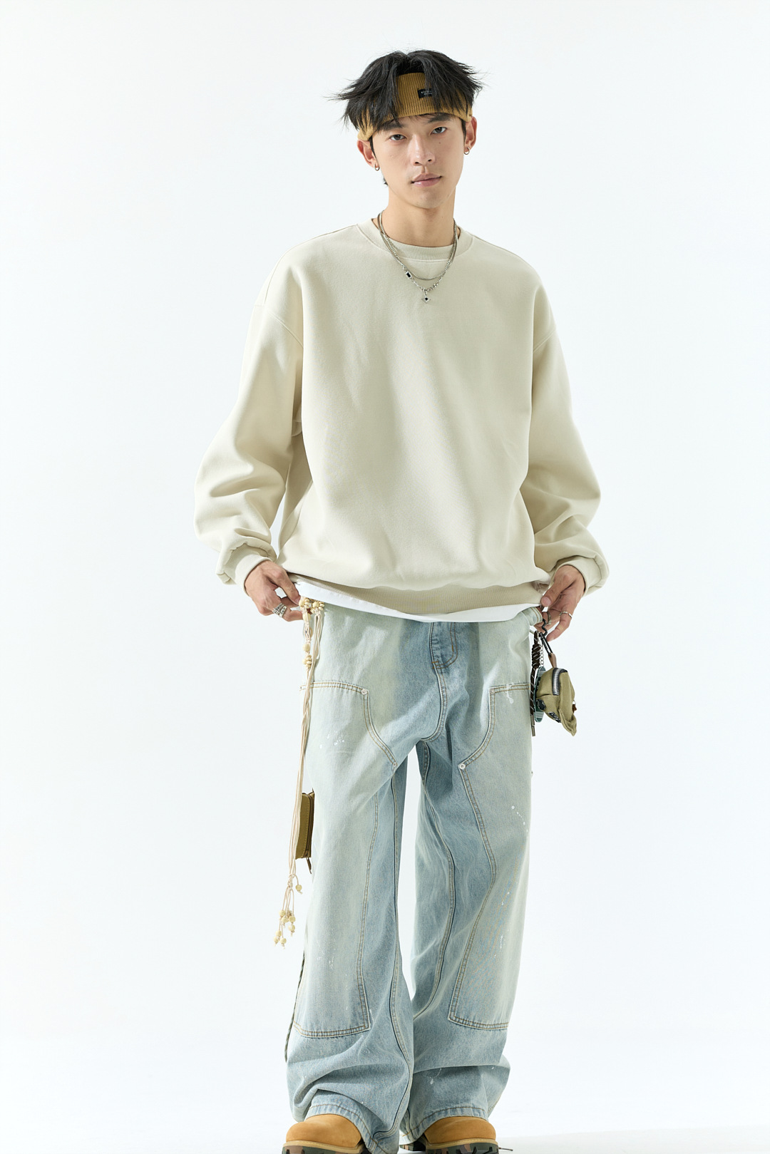 Vintage Cotton Relaxed Hoodie