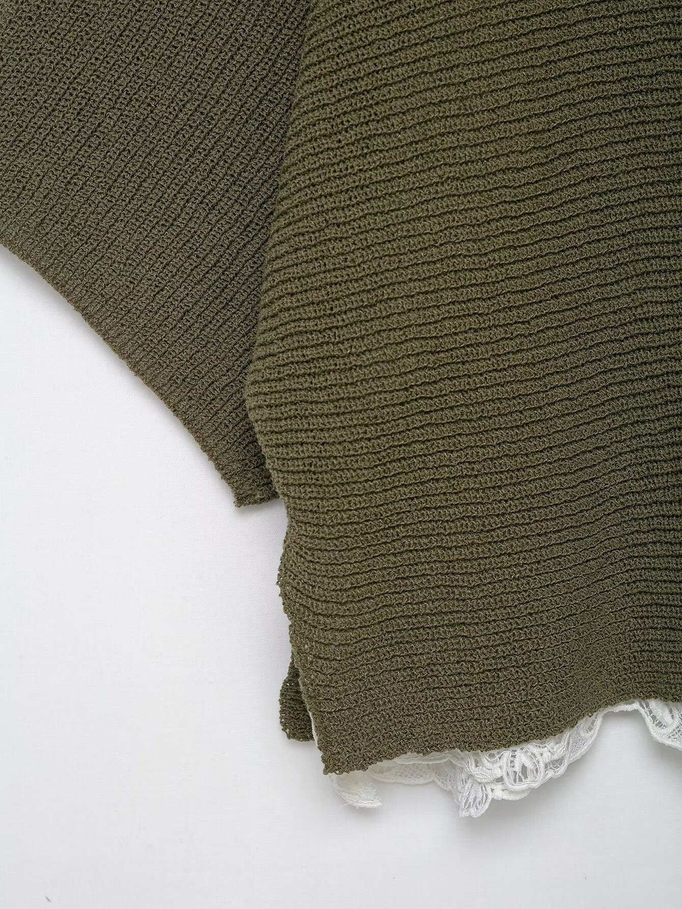 Ladies Polyester Paneled Crew Elbow-Length Top