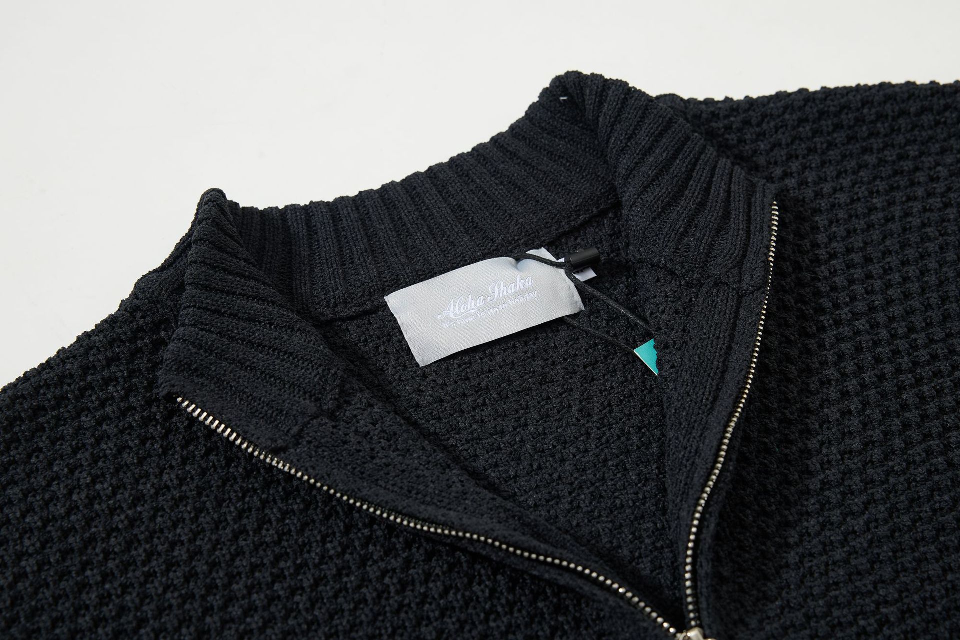 Relaxed Zipper Front Sweater Vest