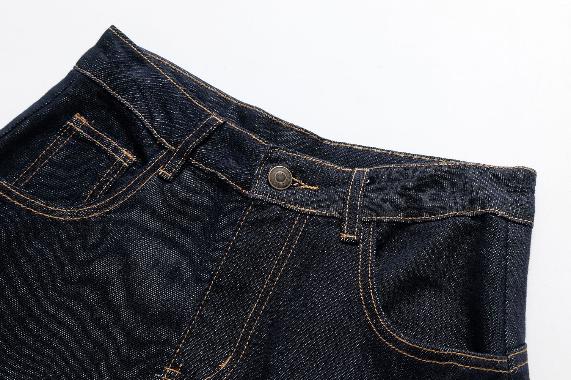 Loose wide leg lazy style patchwork active dyed pants women's jeans