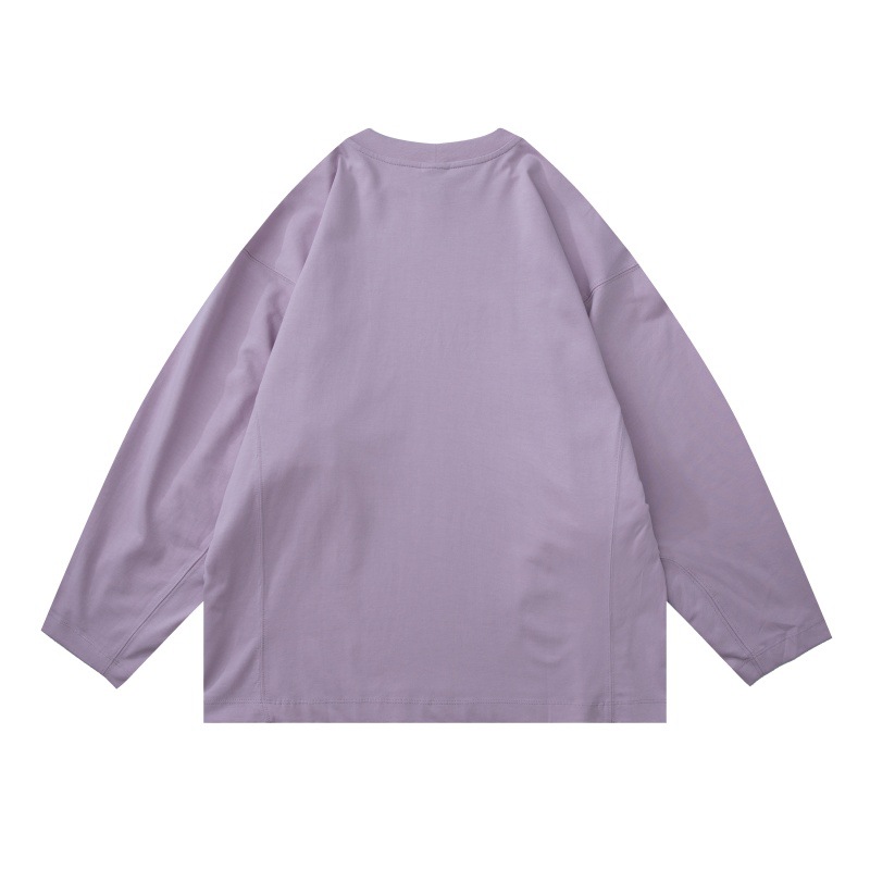 Oversized Monogram Full-Sleeved Cotton T-Shirt