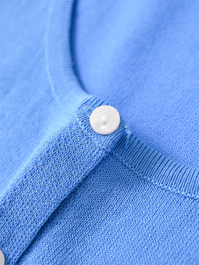 Spring New Style Round Neck Solid Color Loose Pullover Unique Temperament Knitwear