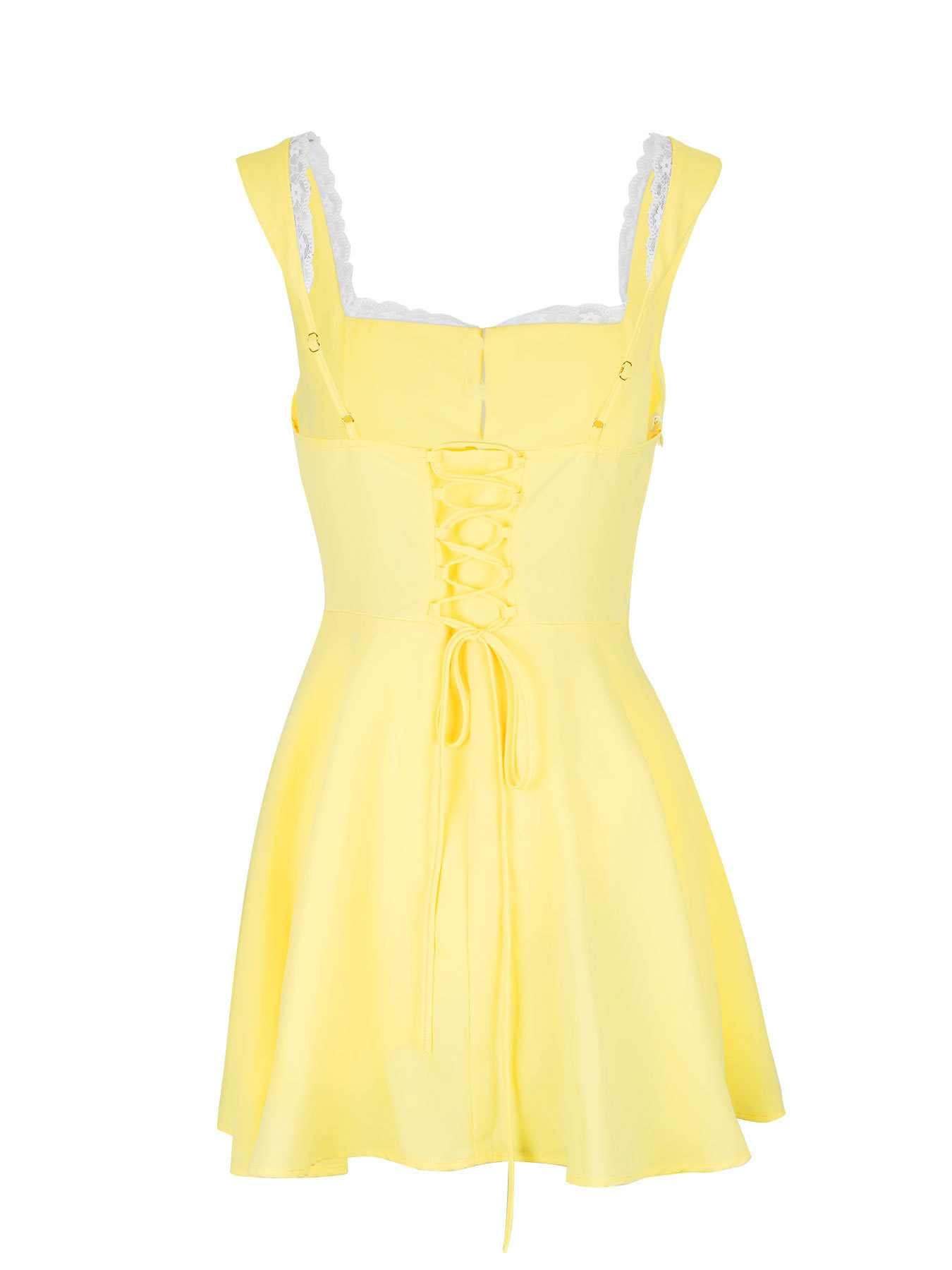 Bold Embroidered Sleeveless Front Closure Dress