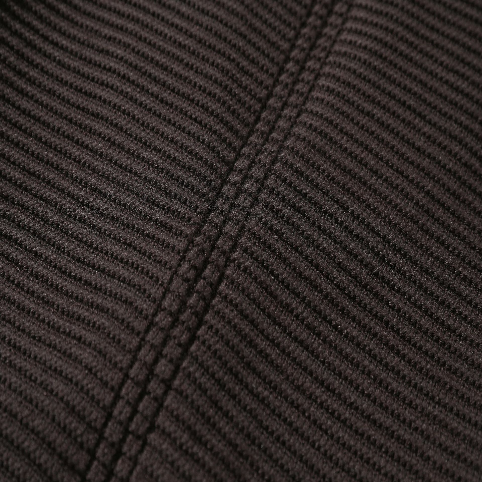Japanese Workwear Nylon Jacquard Long Sleeve Oversized Cardigan