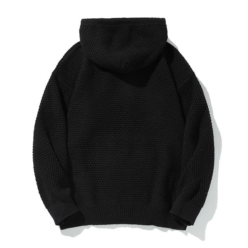 Loose Fit Tropical Print Polyester Quarter-Zip Hoodie