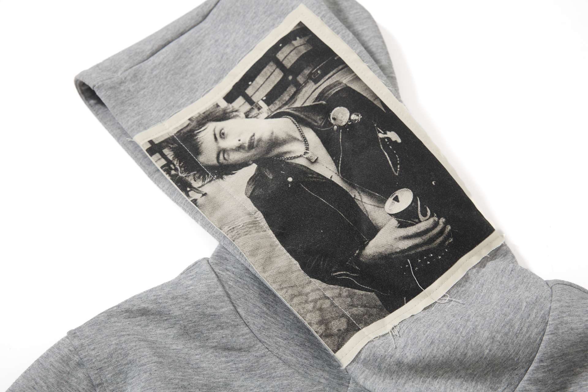 Man's American Retro Cotton Front Zip Sweatshirt
