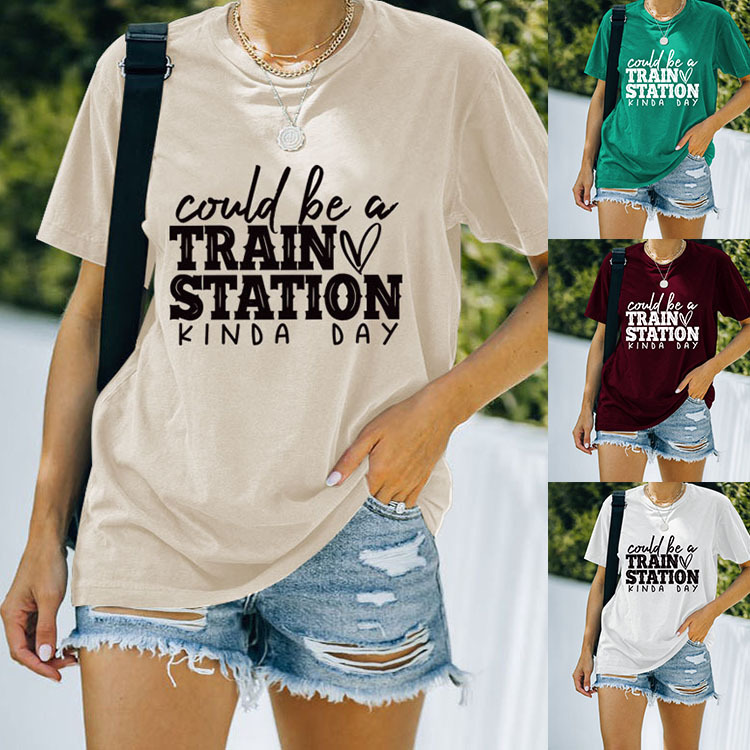 Coastal Cruise V Collar Ladies T-shirt