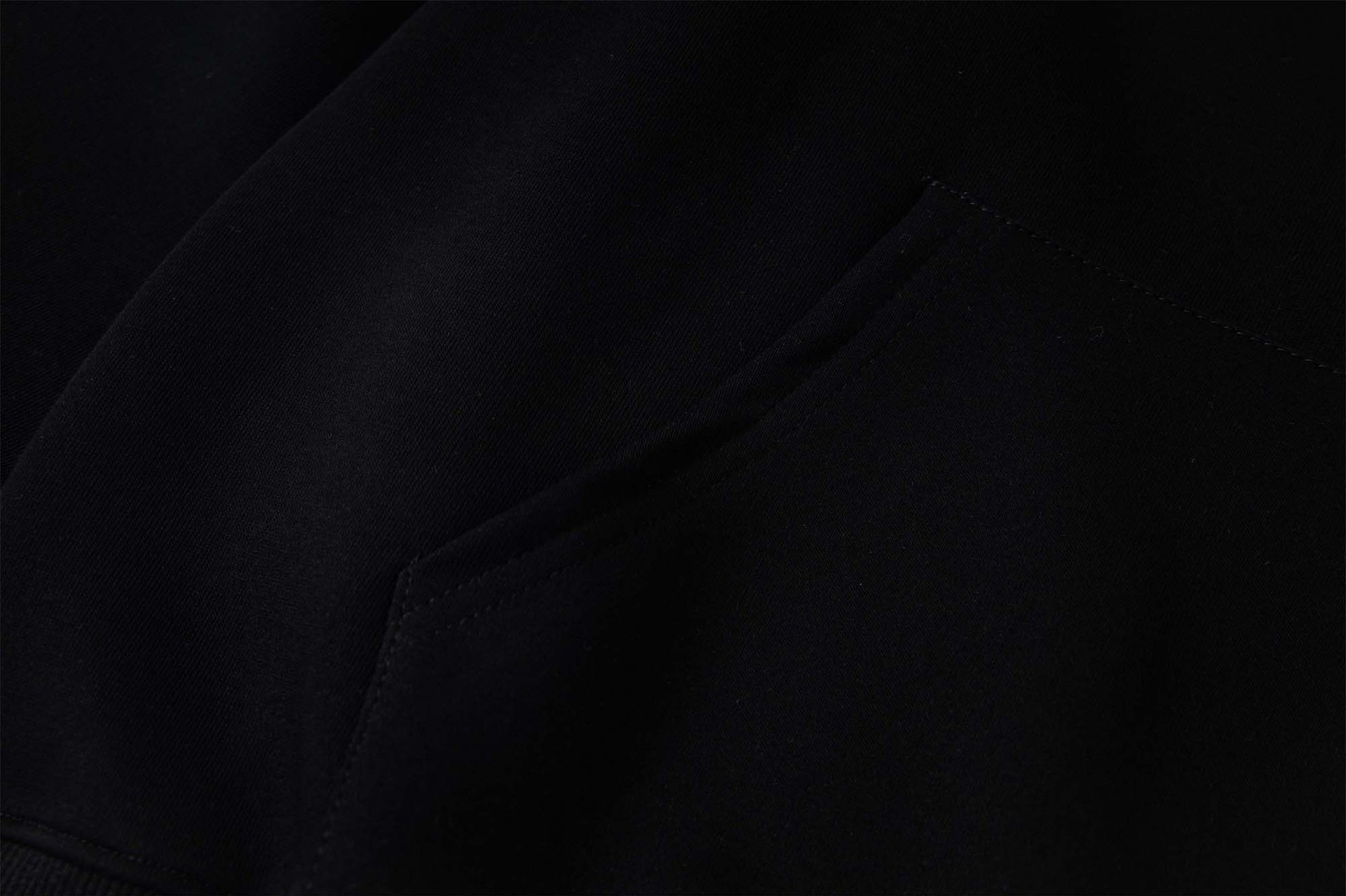 Text Embroidered Long Sleeve Oversized Cotton Hoody
