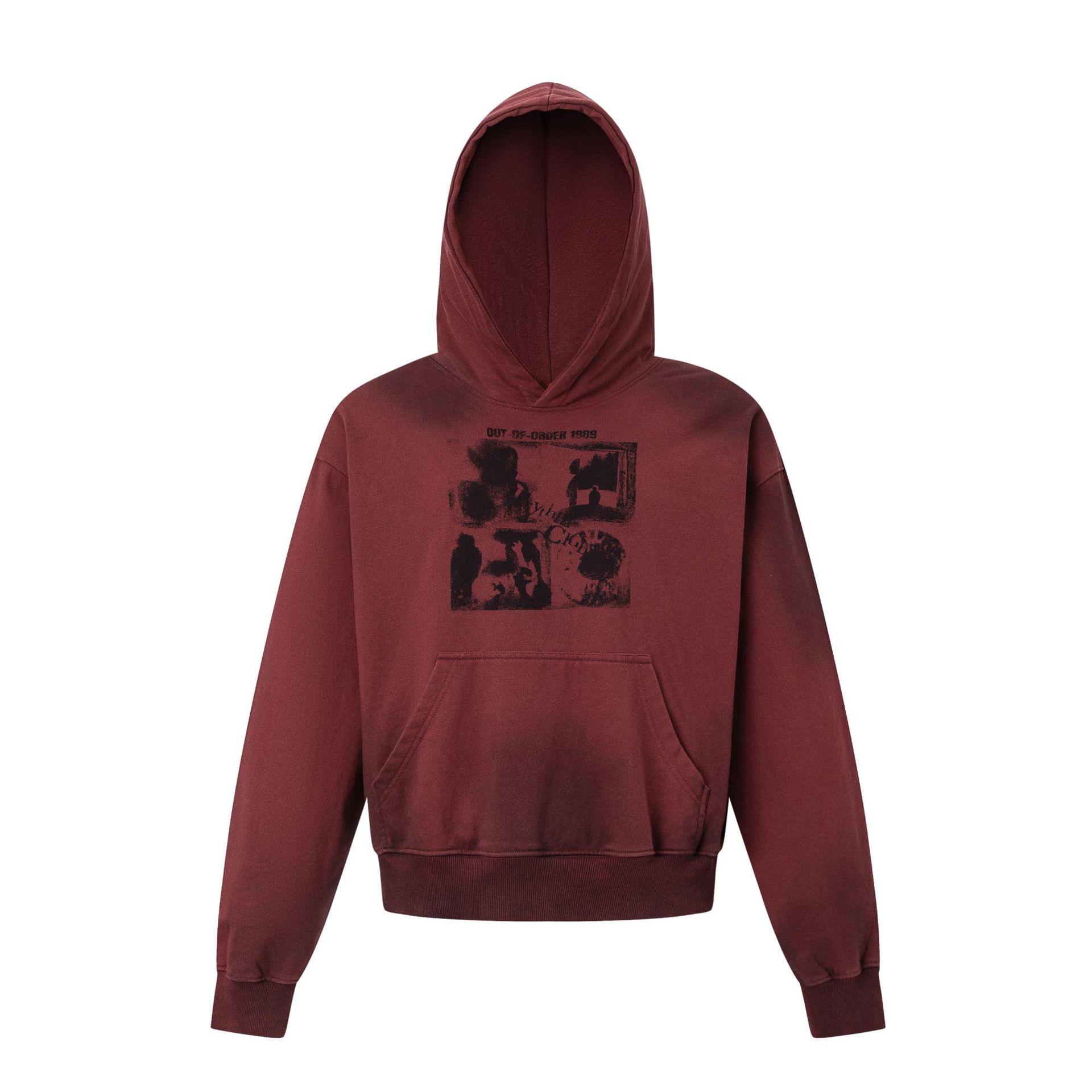 Urban Oversized Long Sleeve Cotton Hoodie For Men