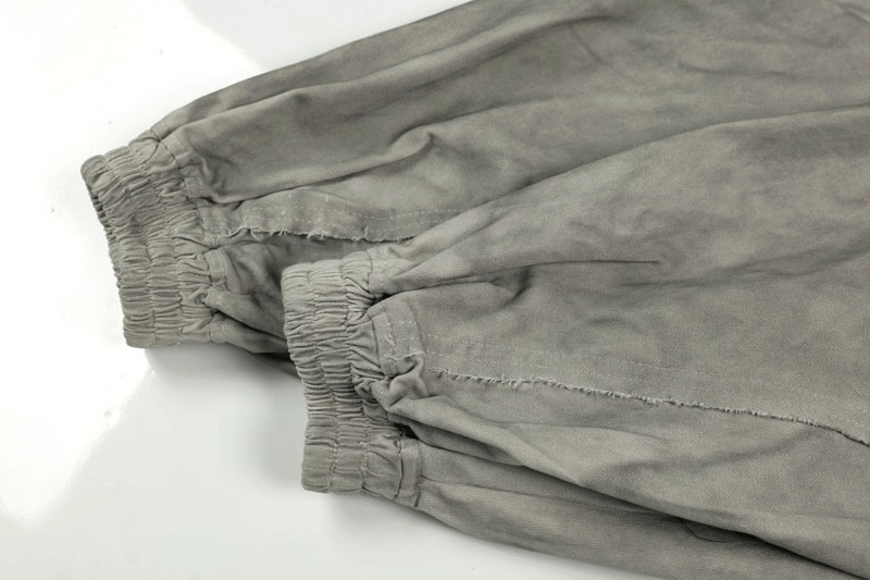 Vintage Distressed Cotton Patchwork Cropped Hooded Utility Jacket