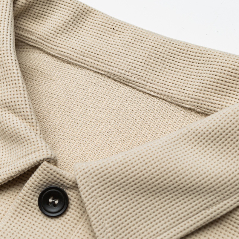 Oversized Graphic Button-Front Honeycomb Hoodie