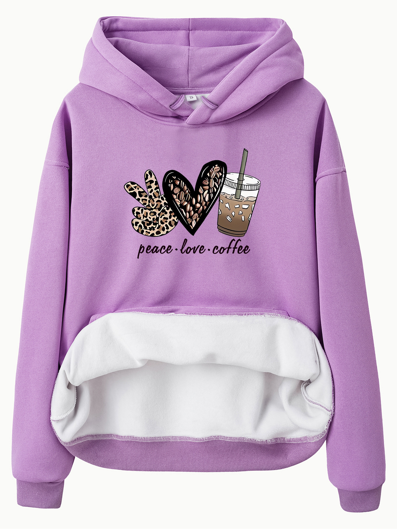 Loose Fit Printed Street Hoodie