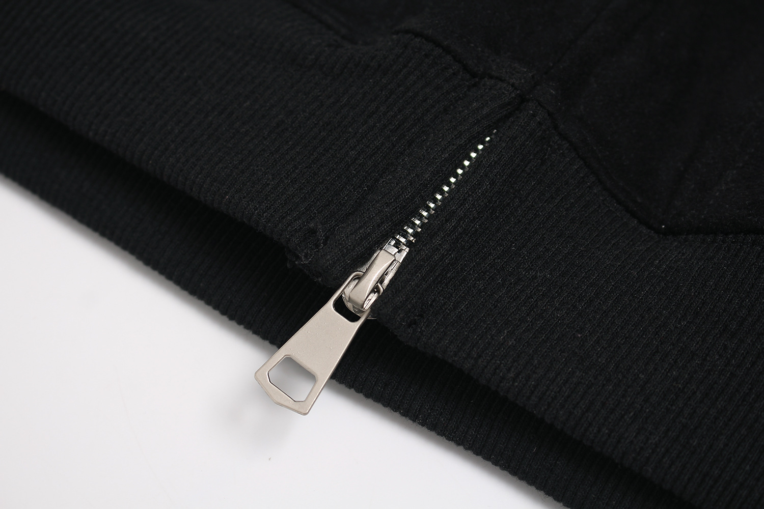 Retro Color-Block Letter Print Hooded Zip-Up Sweater