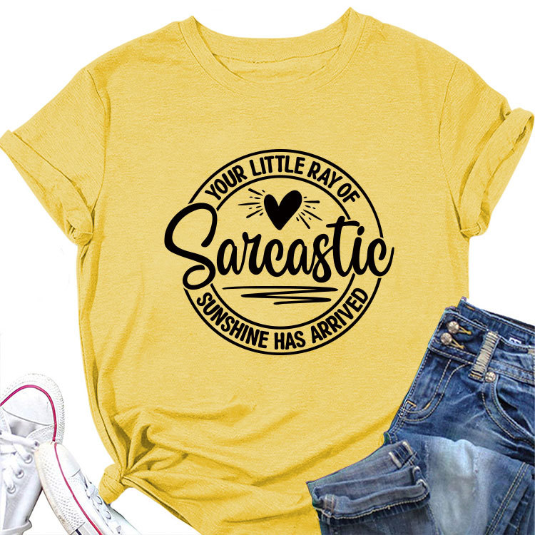 Ladies Geometric V Neck T-shirt