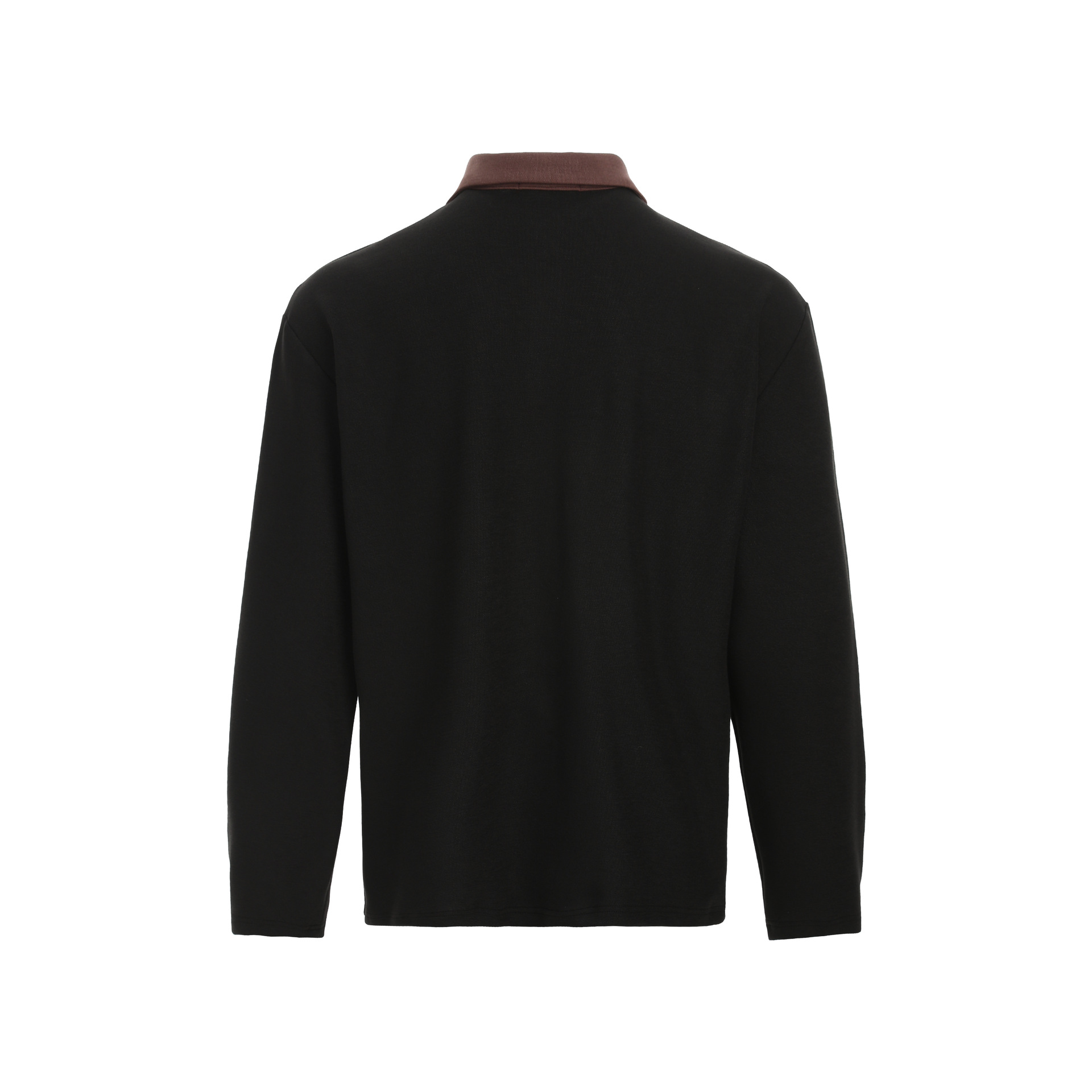 Vintage Color-Block Long Sleeve Cotton Blend Sweater
