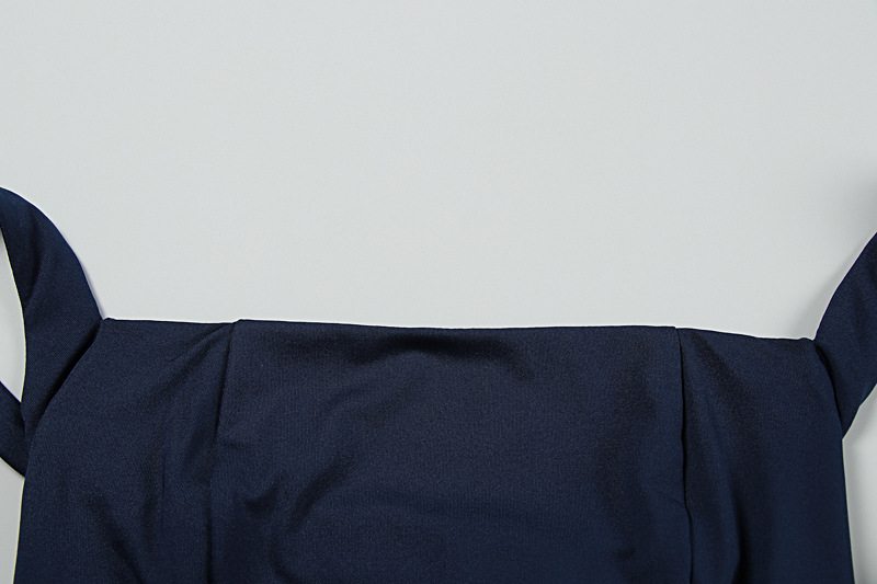 Square Neck Sleeveless Fitted High-Rise Open Back Dress