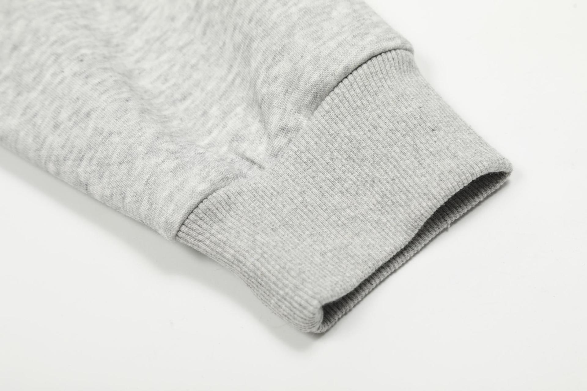 Asymmetric Text Cotton Polyester Hoodie Ladies