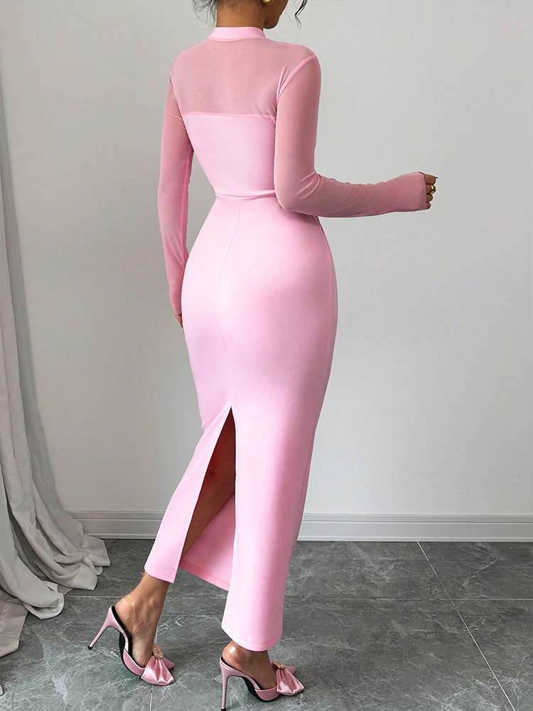 Bodycon Sultry Side-Split Dress
