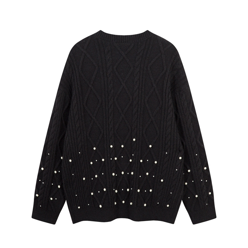 Urban Relaxed Fit Long Sleeve Plunge Neck Cardigan