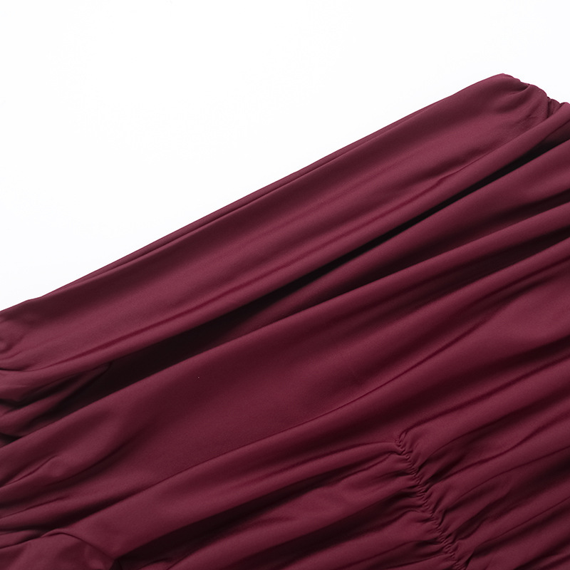 Bodycon Asymmetrical Polyester Skirt