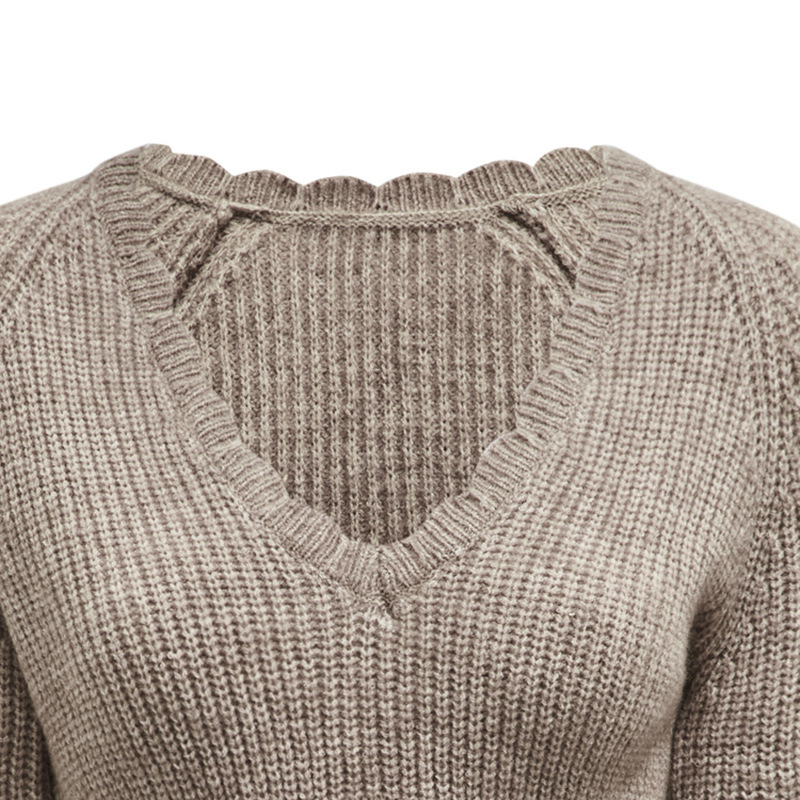 Ladies Hedging Wrap Sweater