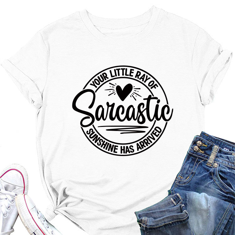 Ladies Geometric V Neck T-shirt